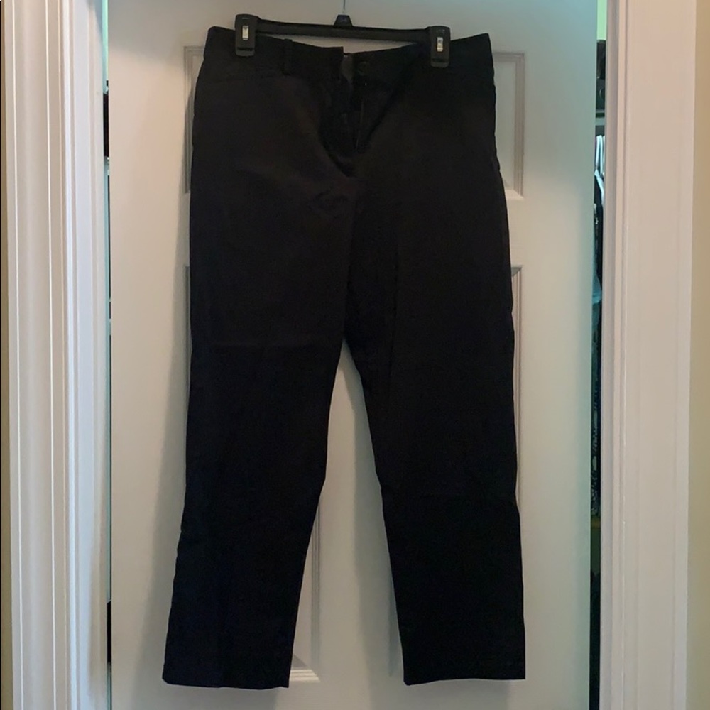 The Perfect Crop pang from Talbots in black.